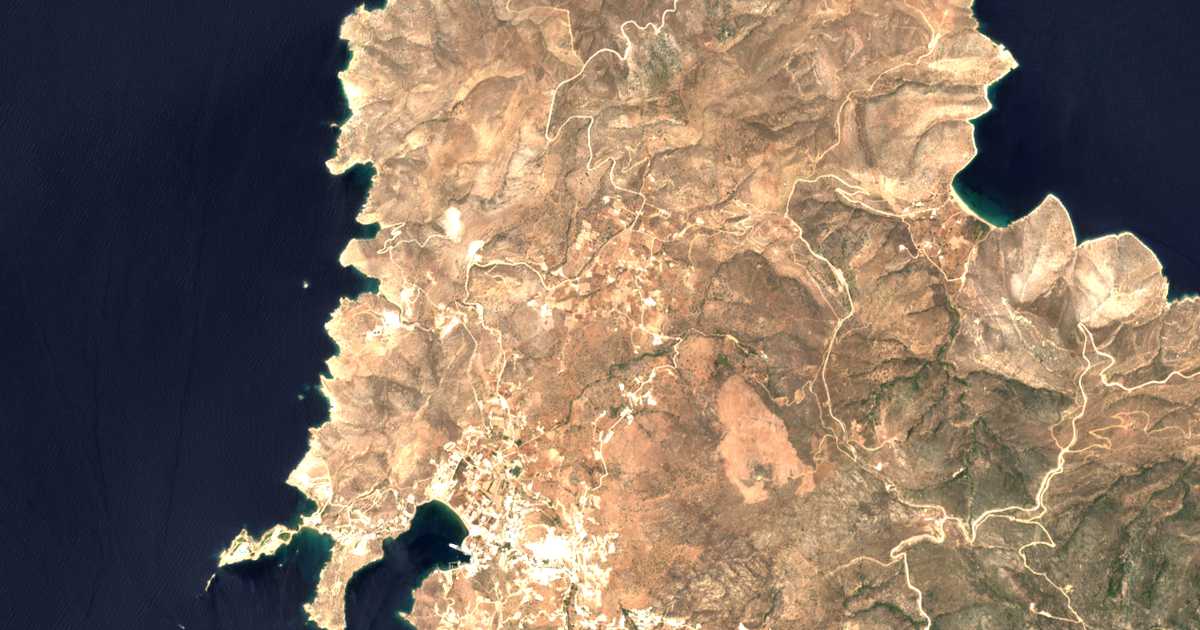 Mapa por satélite de Epáno Kámpos