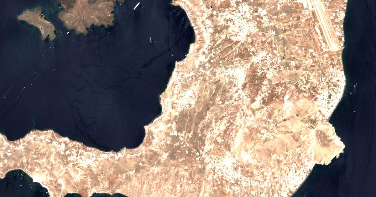 Mapa por satélite de Megalochórion
