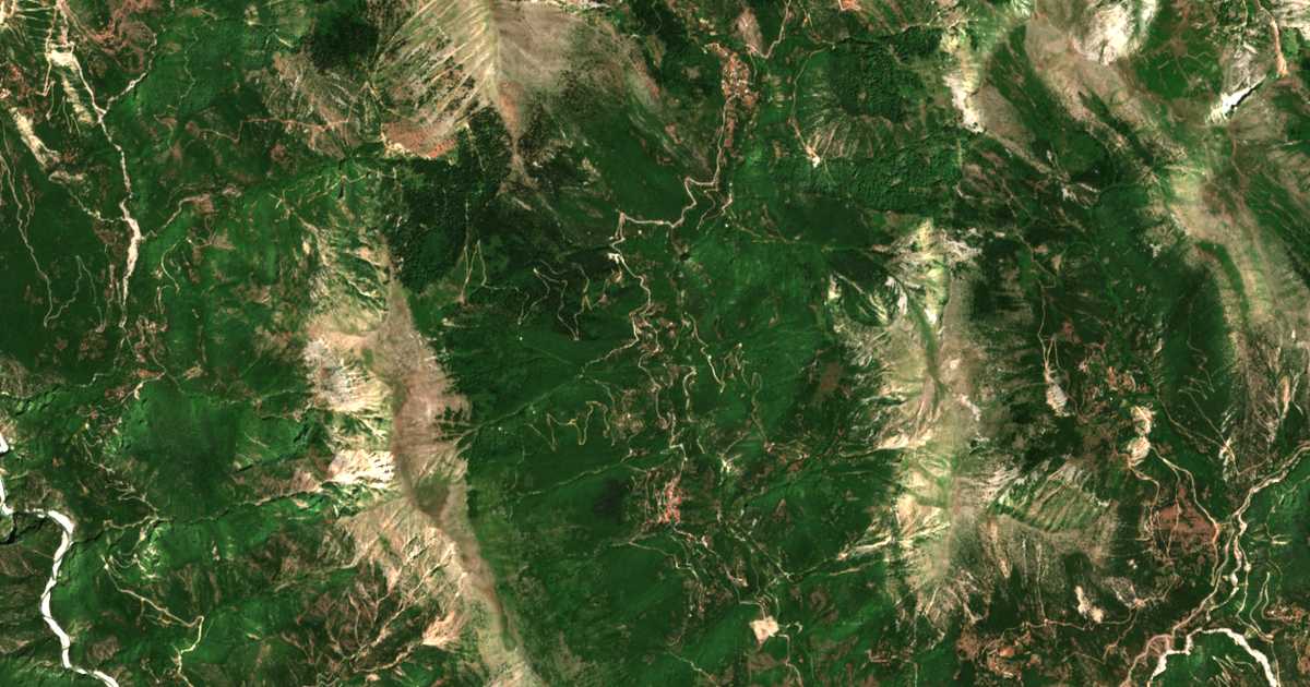 Mapa por satélite de Lagkádion