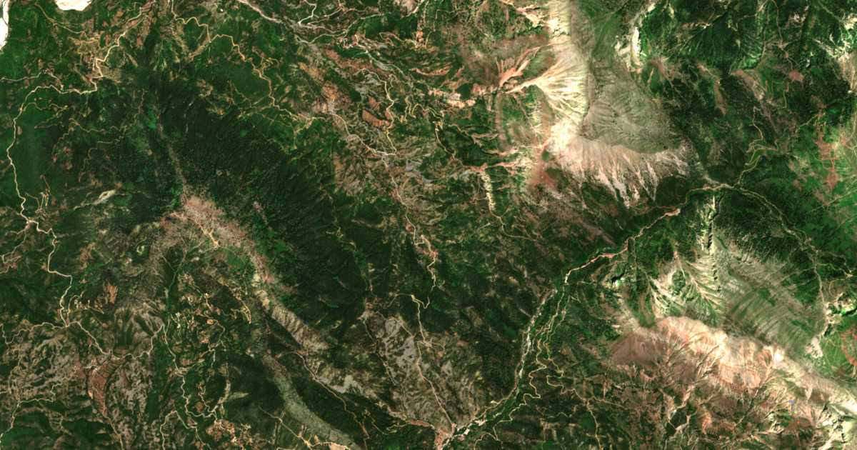 Mapa por satélite de Rógkia