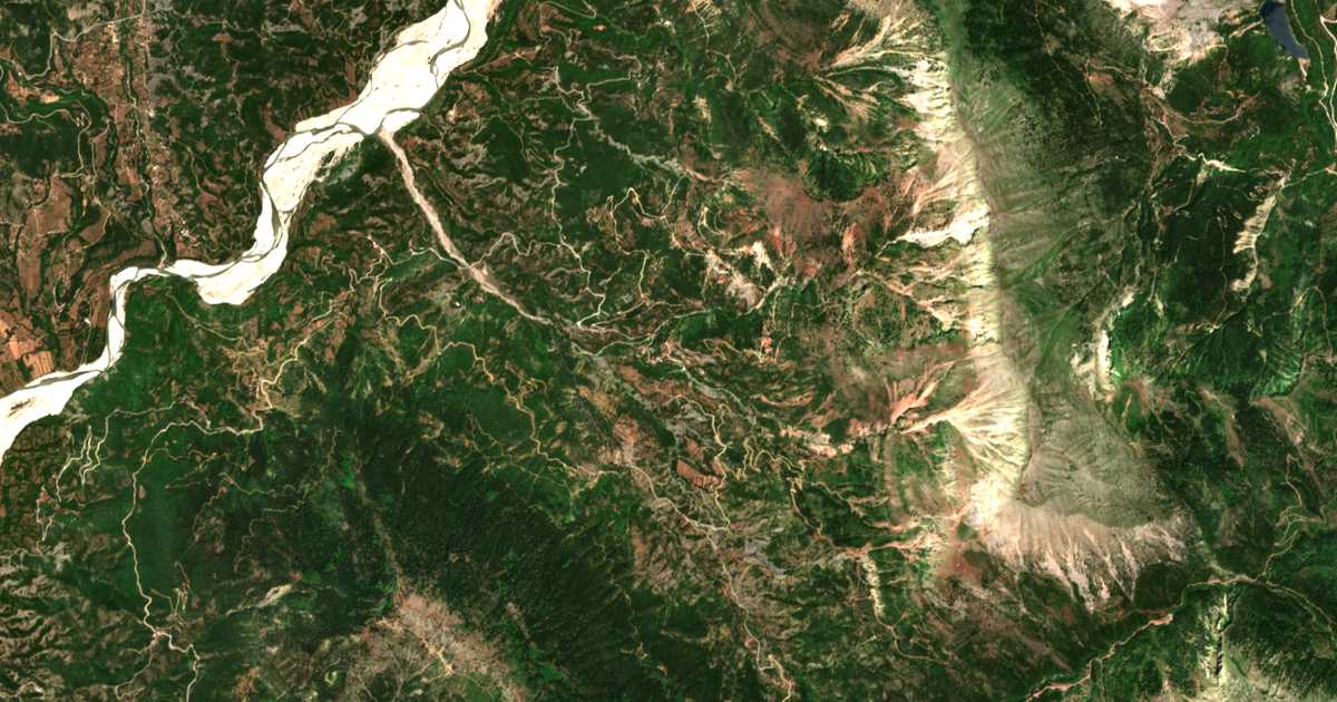Mapa por satélite de Vragkianá