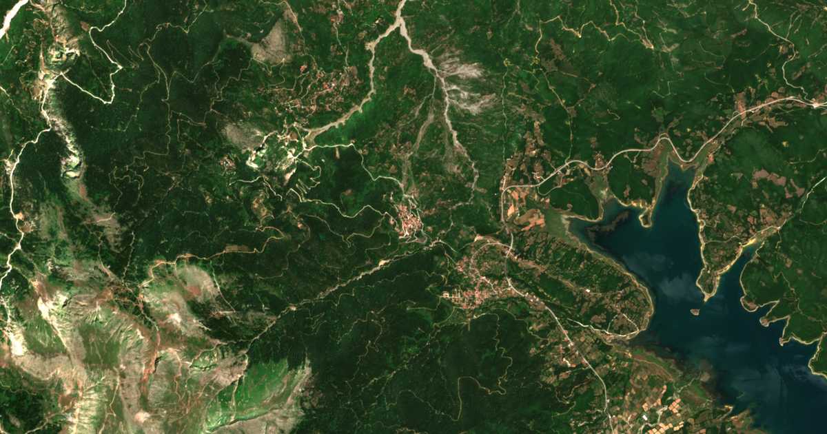 Mapa por satélite de Keraséa