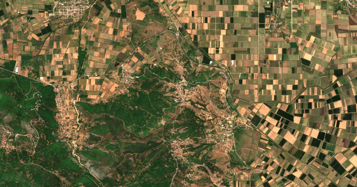 Mapa por satélite de Fanárion