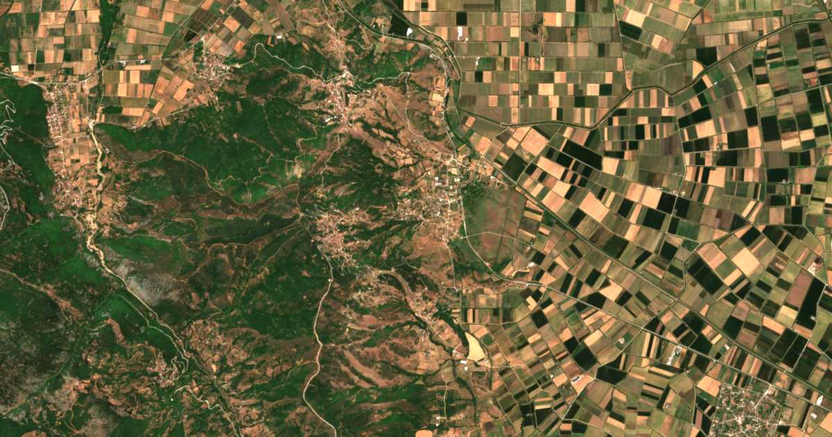 Mapa por satélite de Loxáda