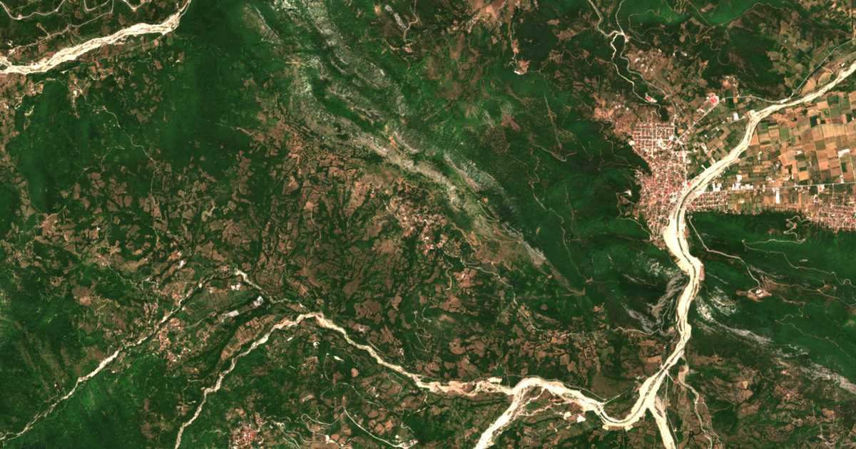 Mapa por satélite de Portí