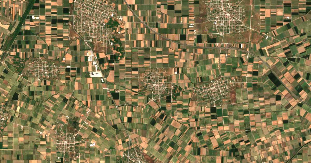 Mapa por satélite de Kalogrianá