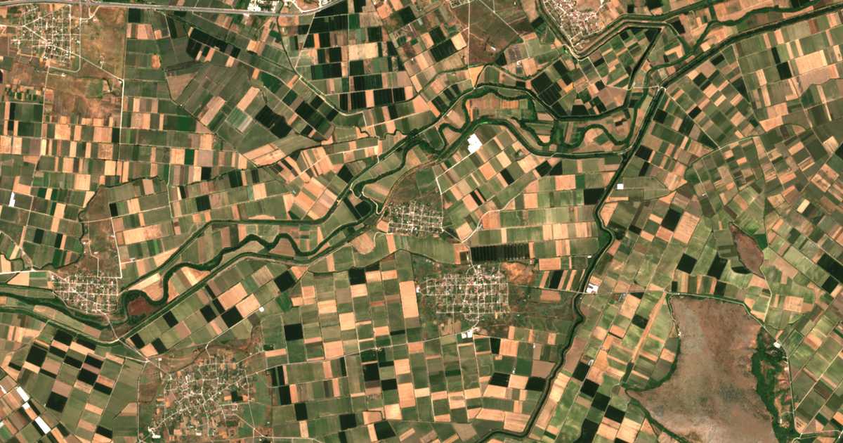 Mapa por satélite de Kórda