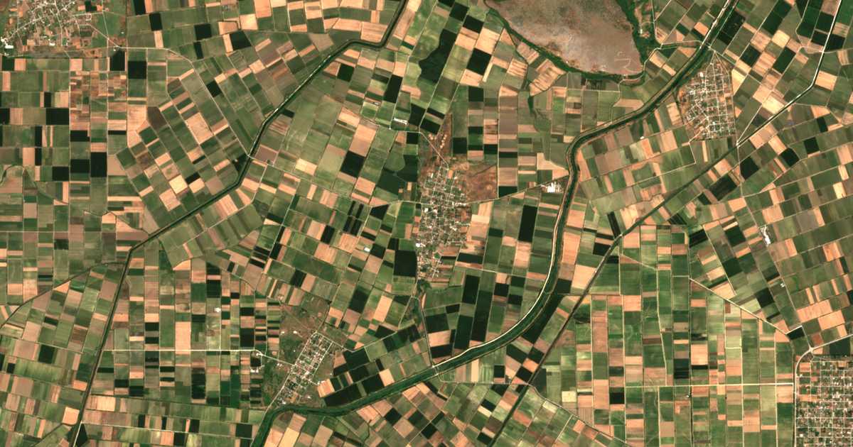 Mapa por satélite de Koskinás