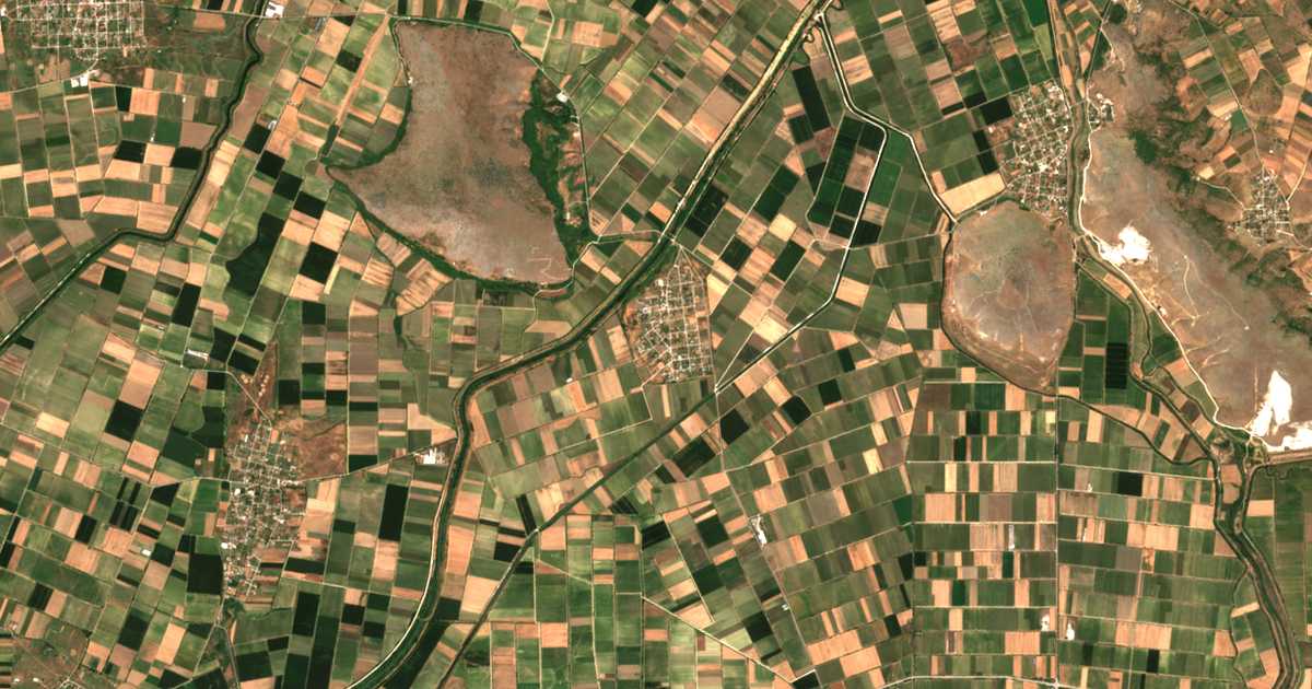 Mapa por satélite de Metamórfosis