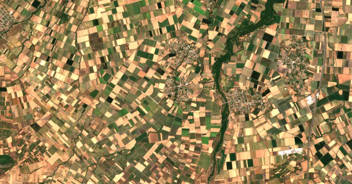 Mapa por satélite de Melissochórion