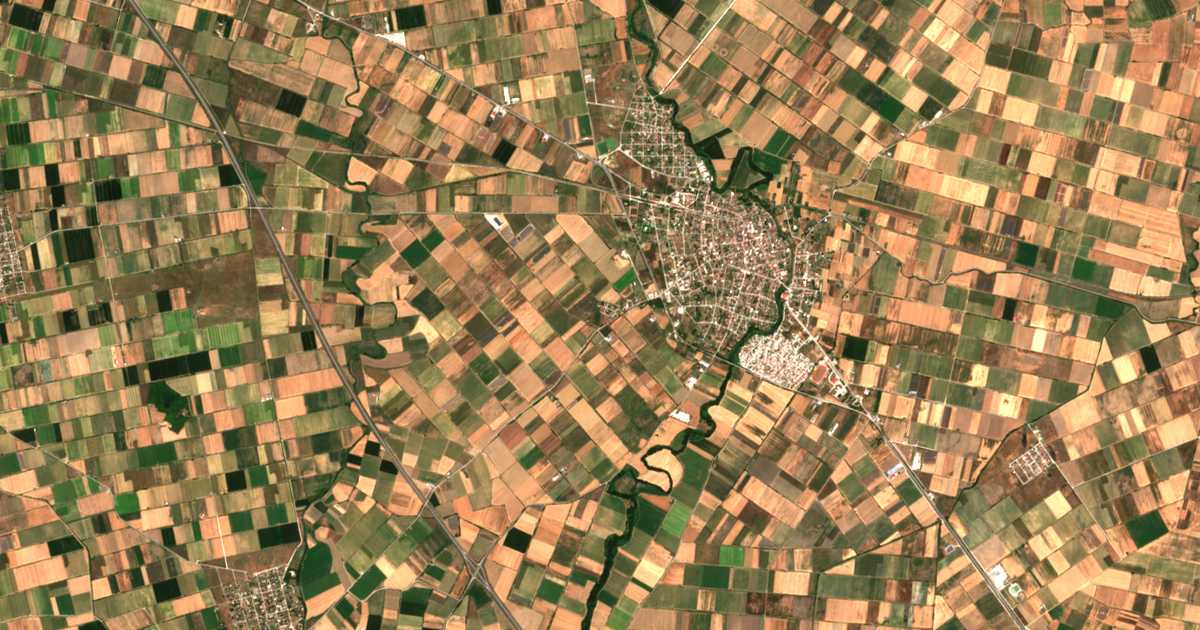 Mapa por satélite de Tavropós