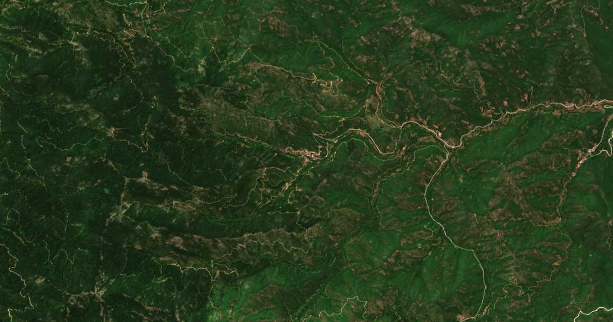 Mapa por satélite de Vathýlakkos