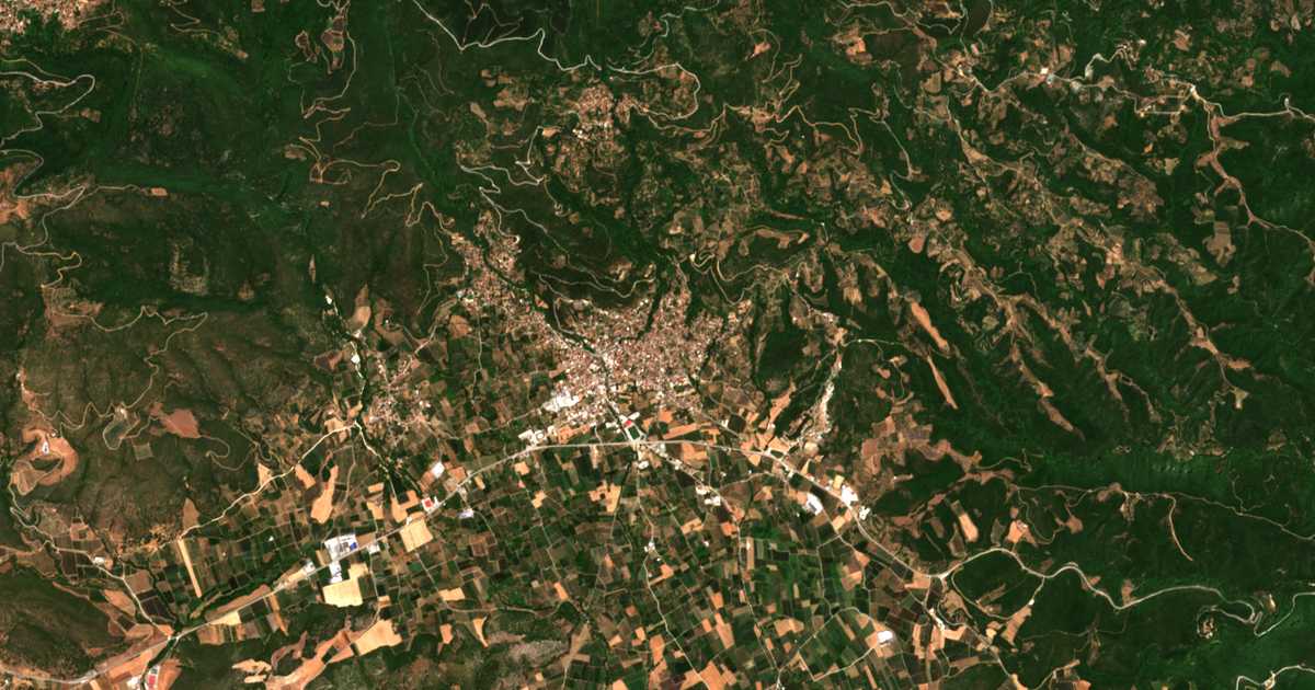 Mapa por satélite de Agia