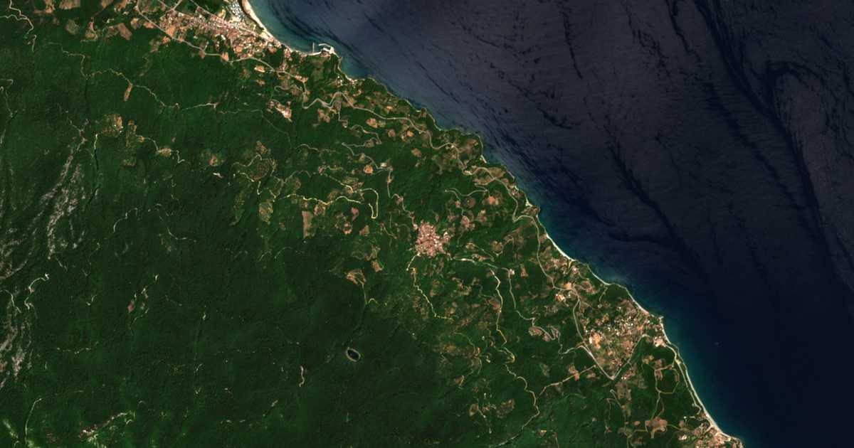 Mapa por satélite de Karítsa