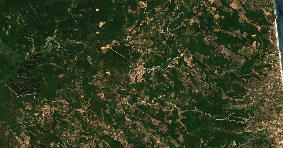 Mapa por satélite de Melivia