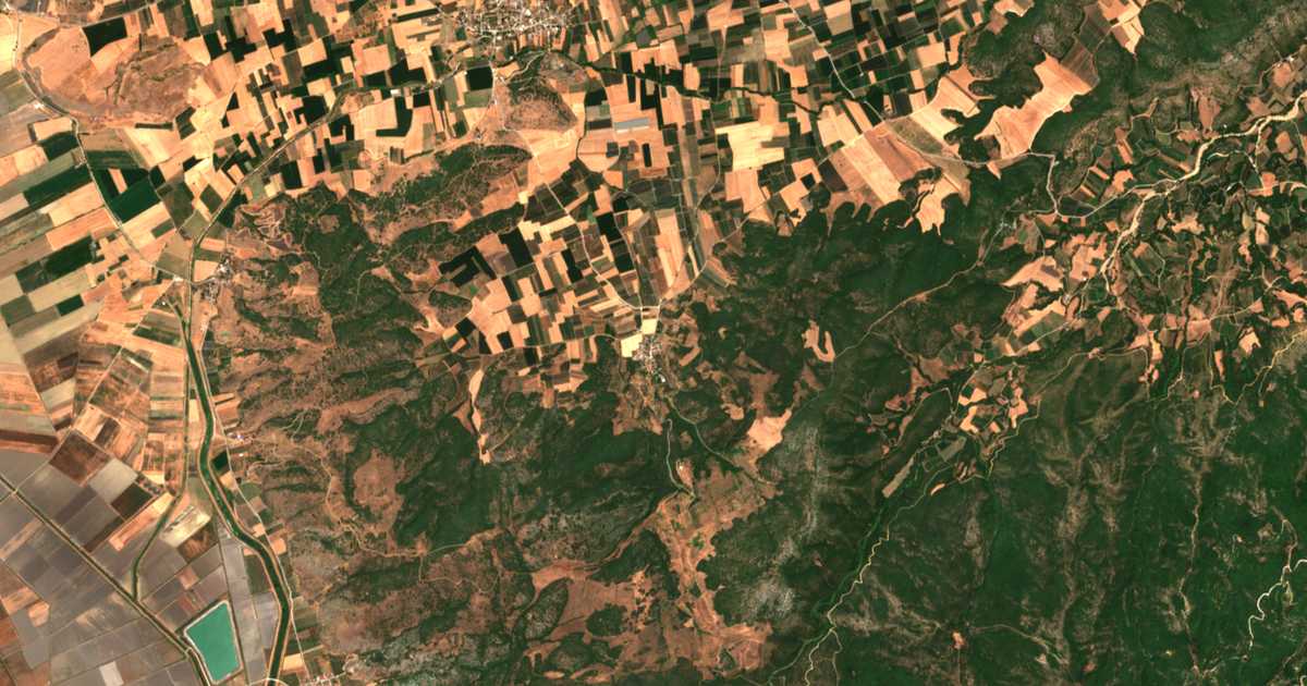 Mapa por satélite de Priniás