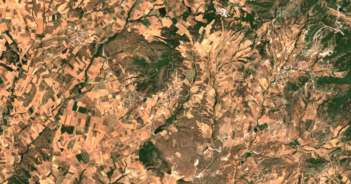 Mapa por satélite de Aspróchoma
