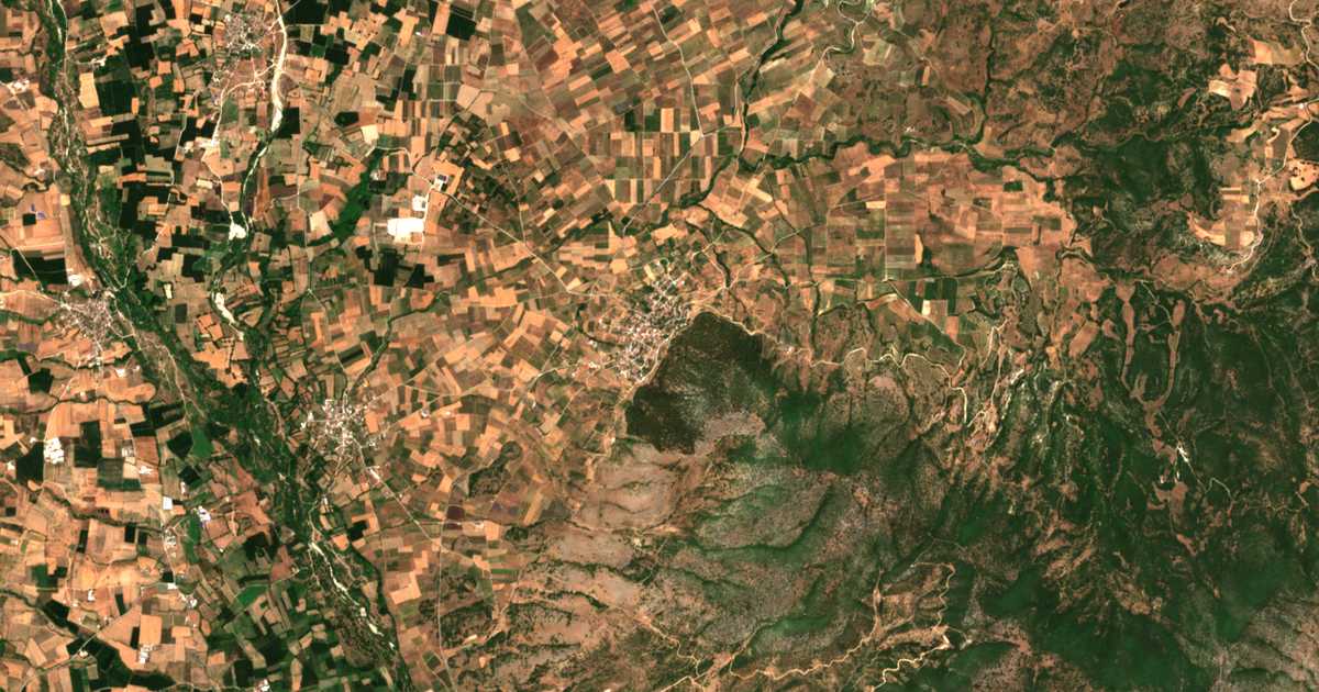 Mapa por satélite de Doménikon