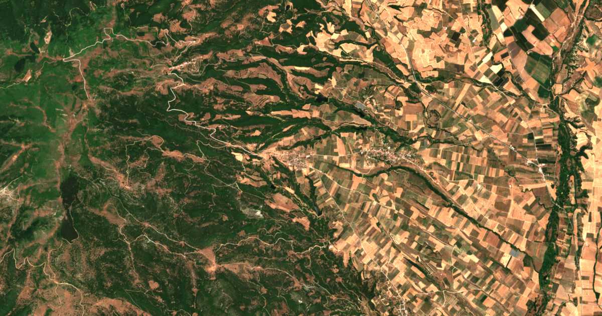 Mapa por satélite de Farmáki