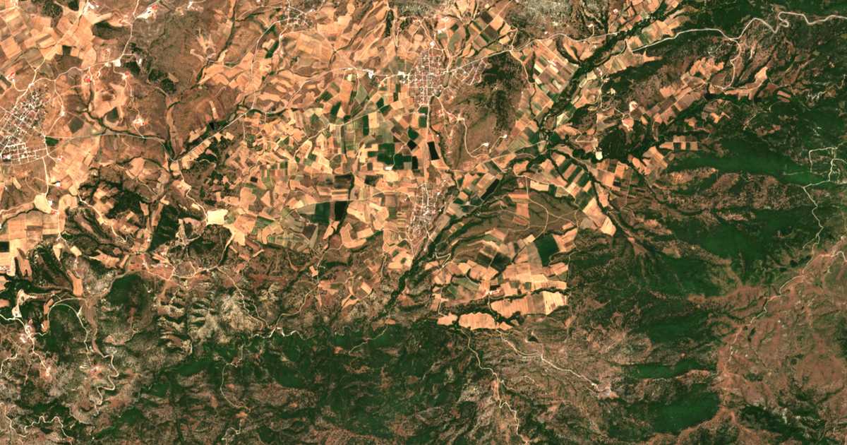 Mapa por satélite de Flámpouron