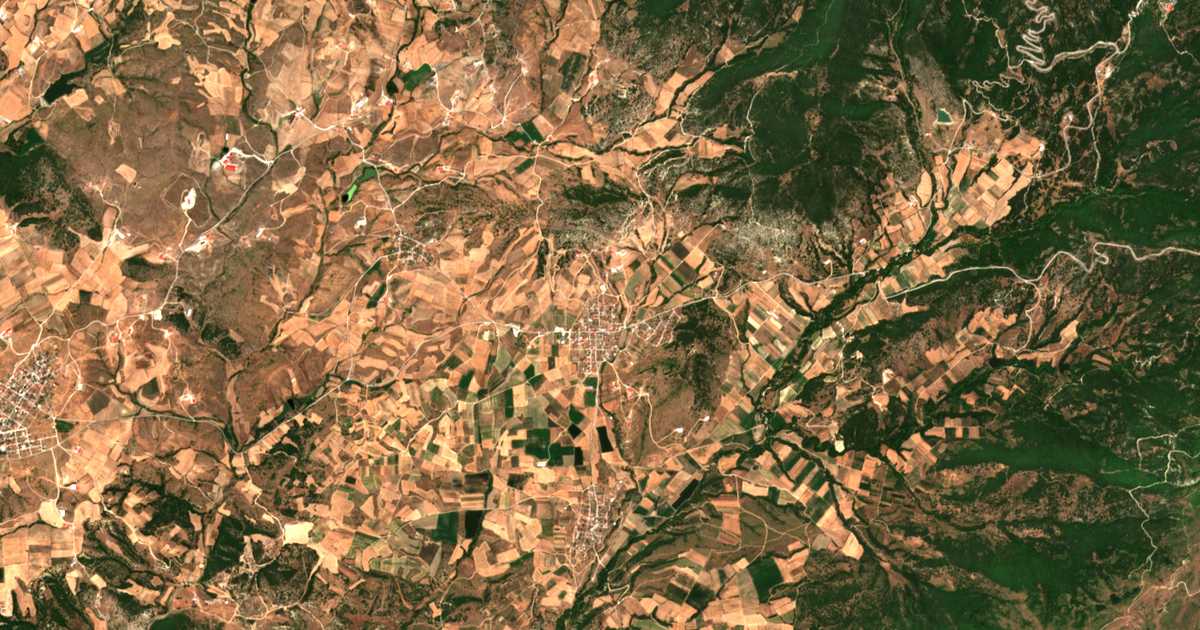 Mapa por satélite de Olympiás