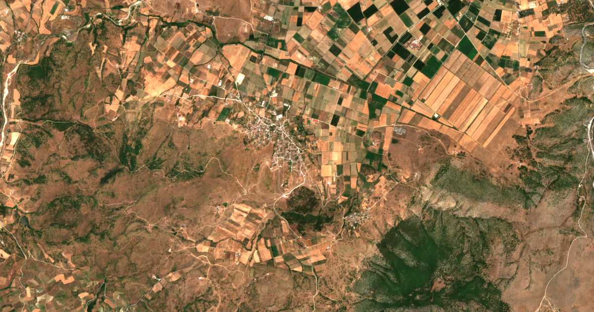 Mapa por satélite de Stefanóvounon