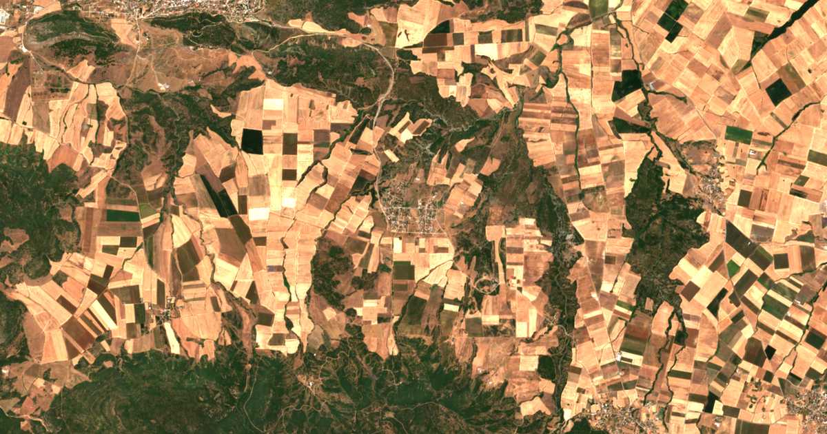 Mapa por satélite de Achílleion