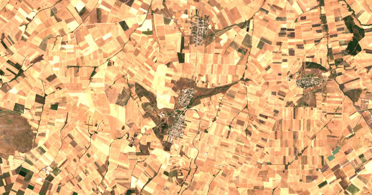 Mapa por satélite de Chalkiádes