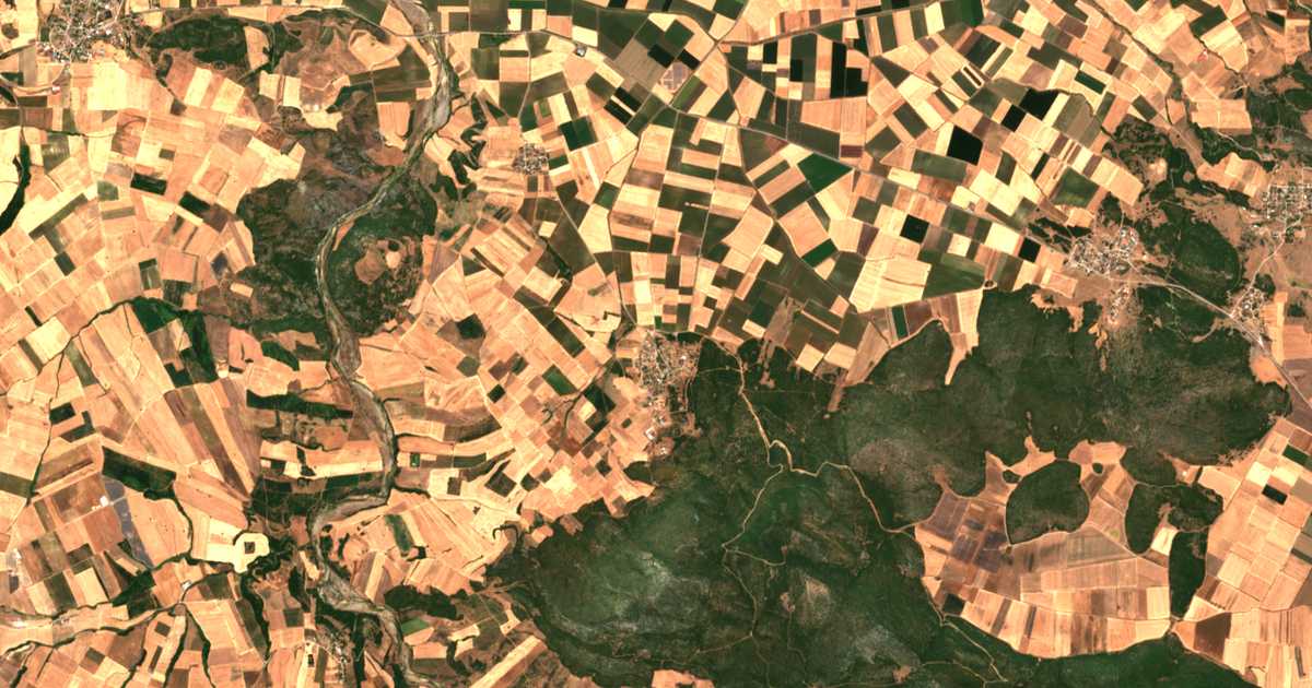 Mapa por satélite de Neráida