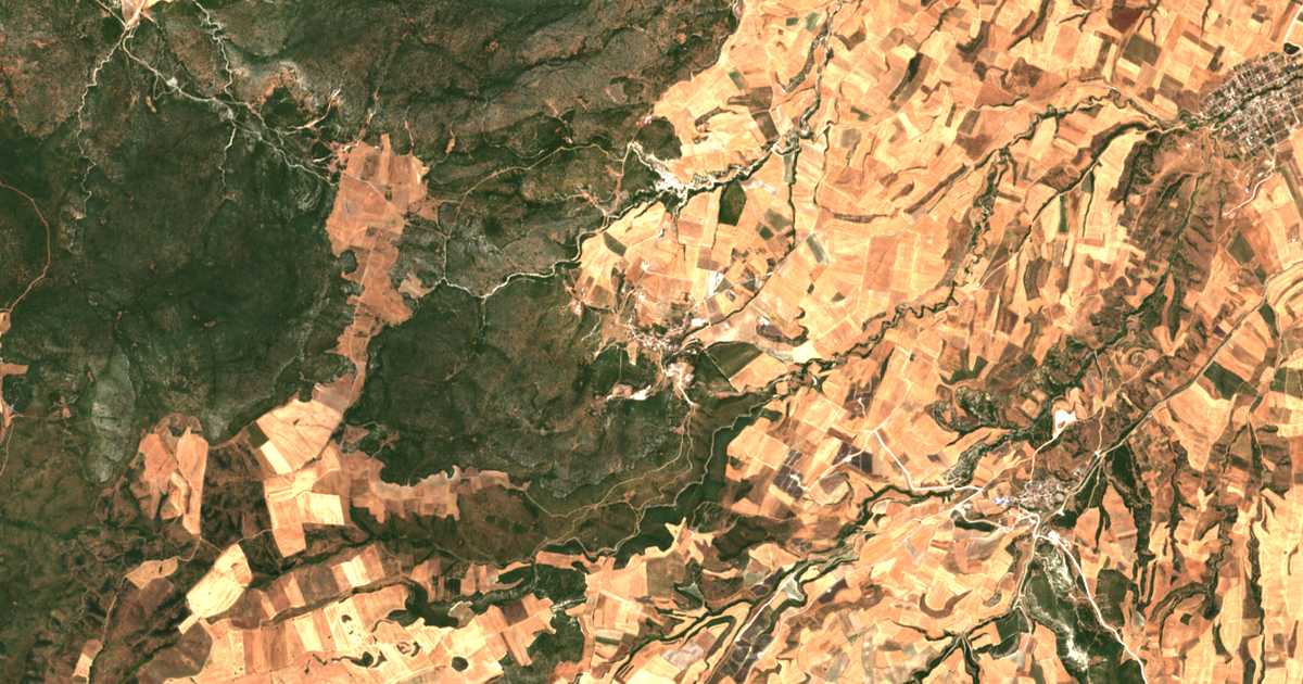 Mapa por satélite de Agnanterí