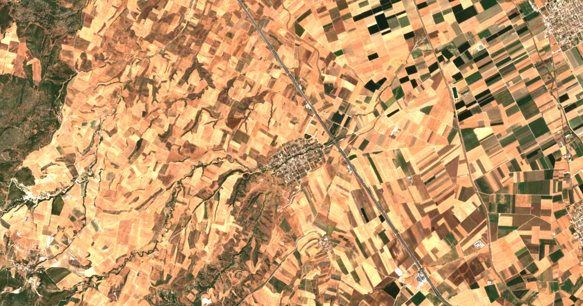 Mapa por satélite de Méga Monastírion