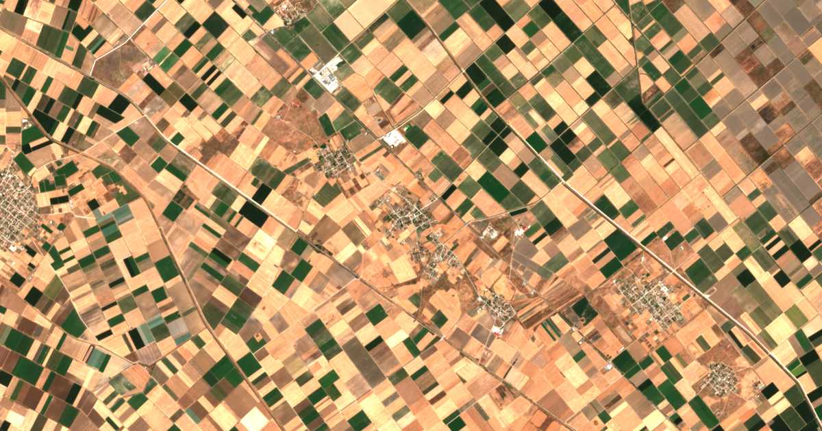 Mapa por satélite de Melía