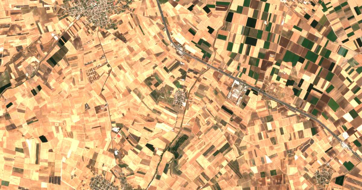 Mapa por satélite de Néa Léfki