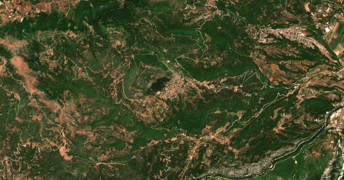 Mapa por satélite de Rapsáni