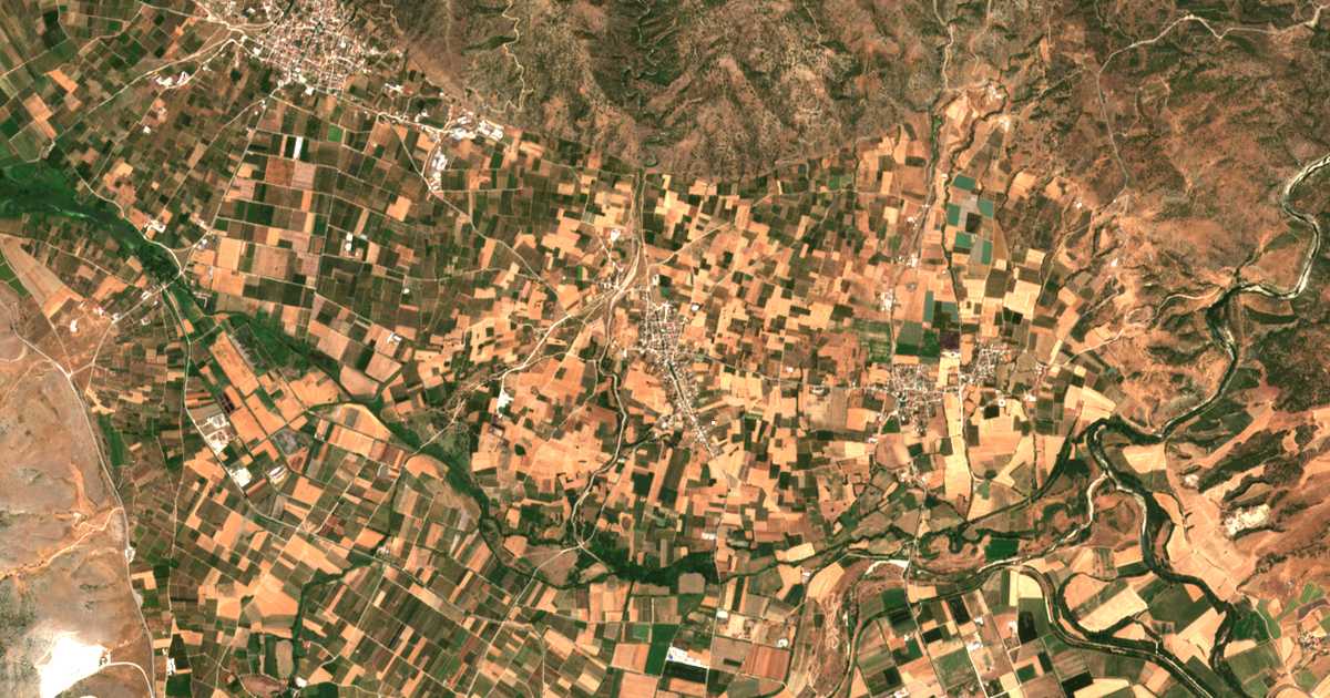 Mapa por satélite de Deléria