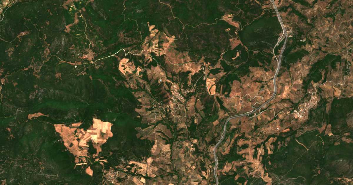 Mapa por satélite de Gavrianí