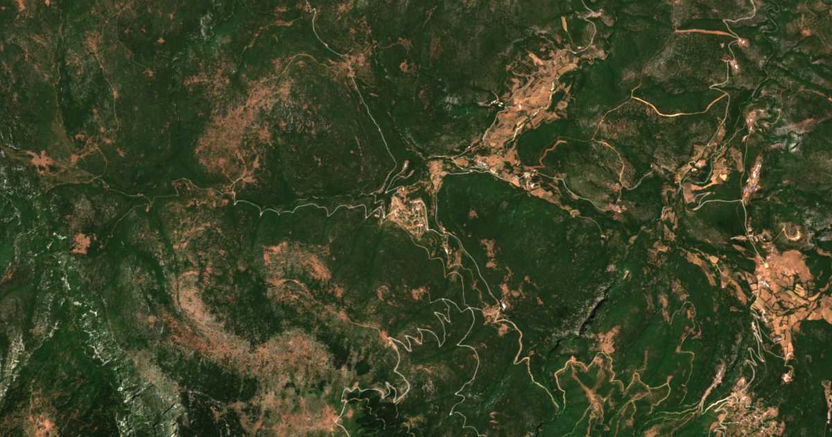 Mapa por satélite de Kofoí