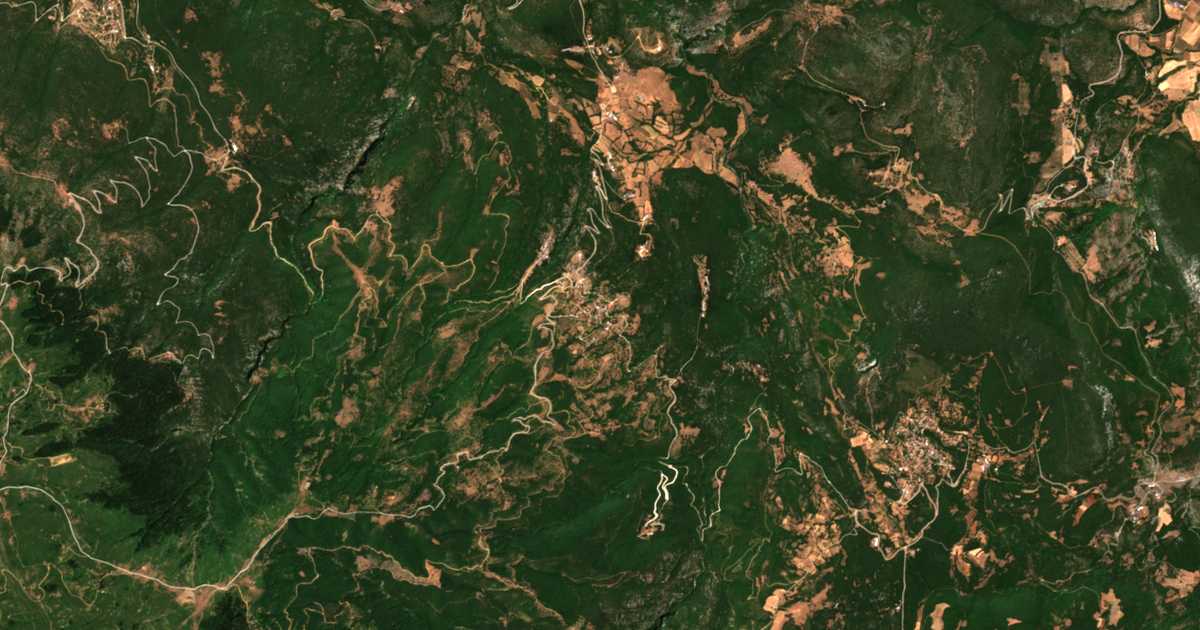 Mapa por satélite de Kokkotoí