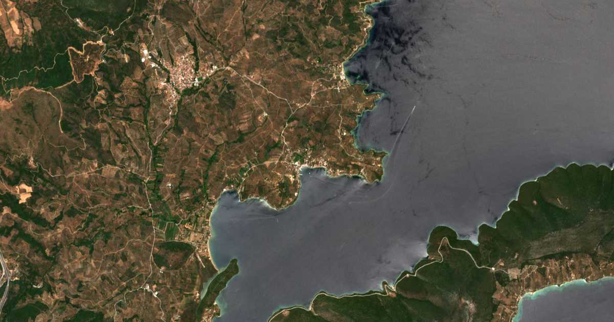 Mapa por satélite de Pigádion