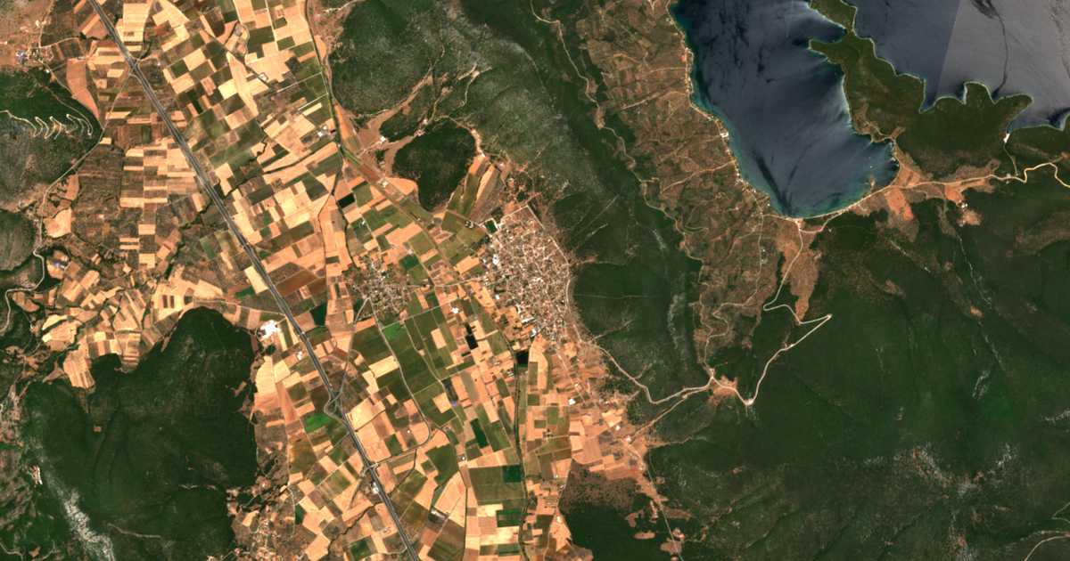 Mapa por satélite de Soúrpi
