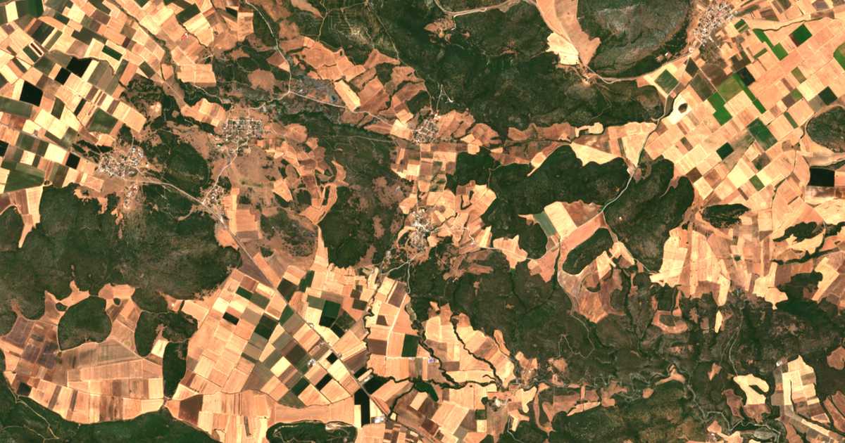 Mapa por satélite de Eleftherochório