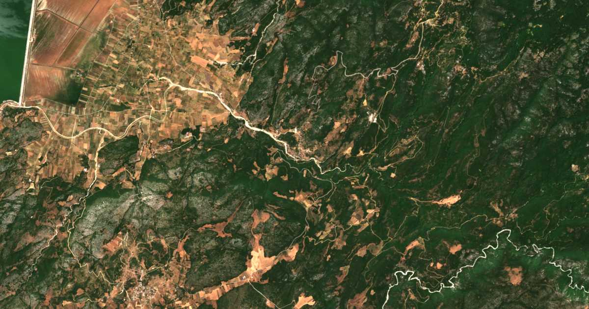 Mapa por satélite de Keraséa
