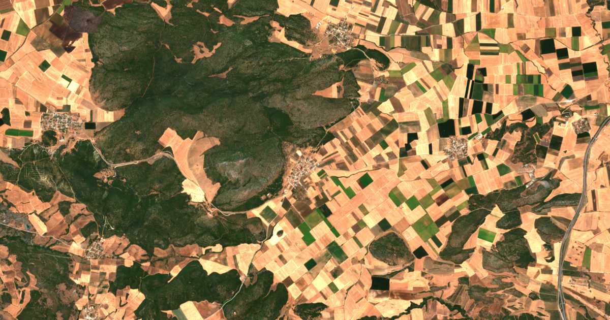 Mapa por satélite de Perívlepton