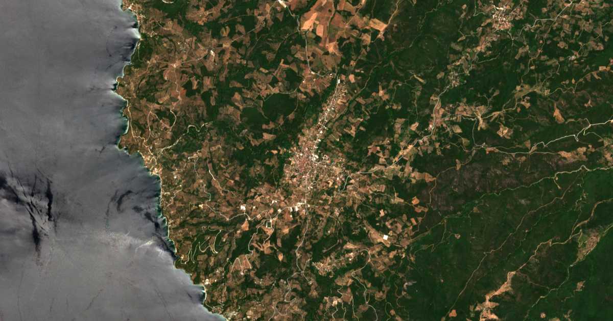 Mapa por satélite de Argalasti