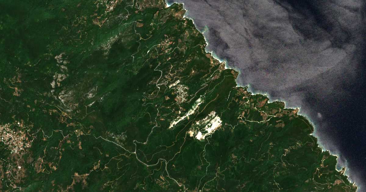 Mapa por satélite de Kalamákion
