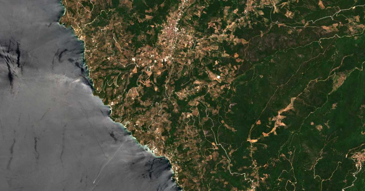 Mapa por satélite de Metóchion