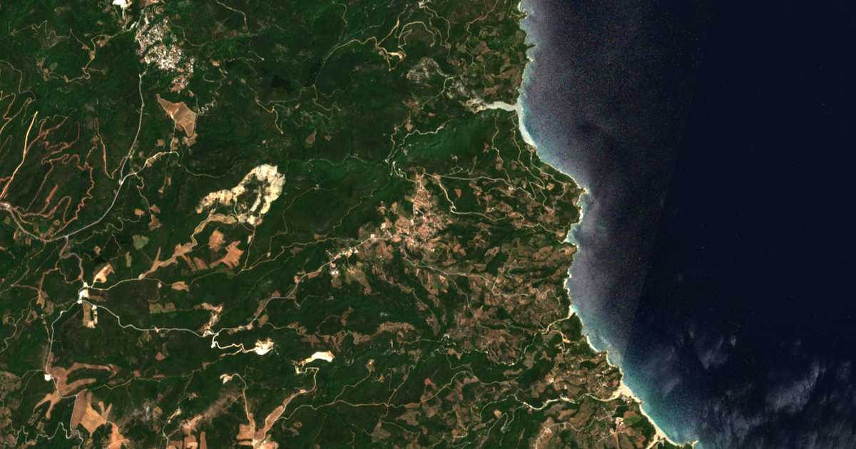 Mapa por satélite de Sykí