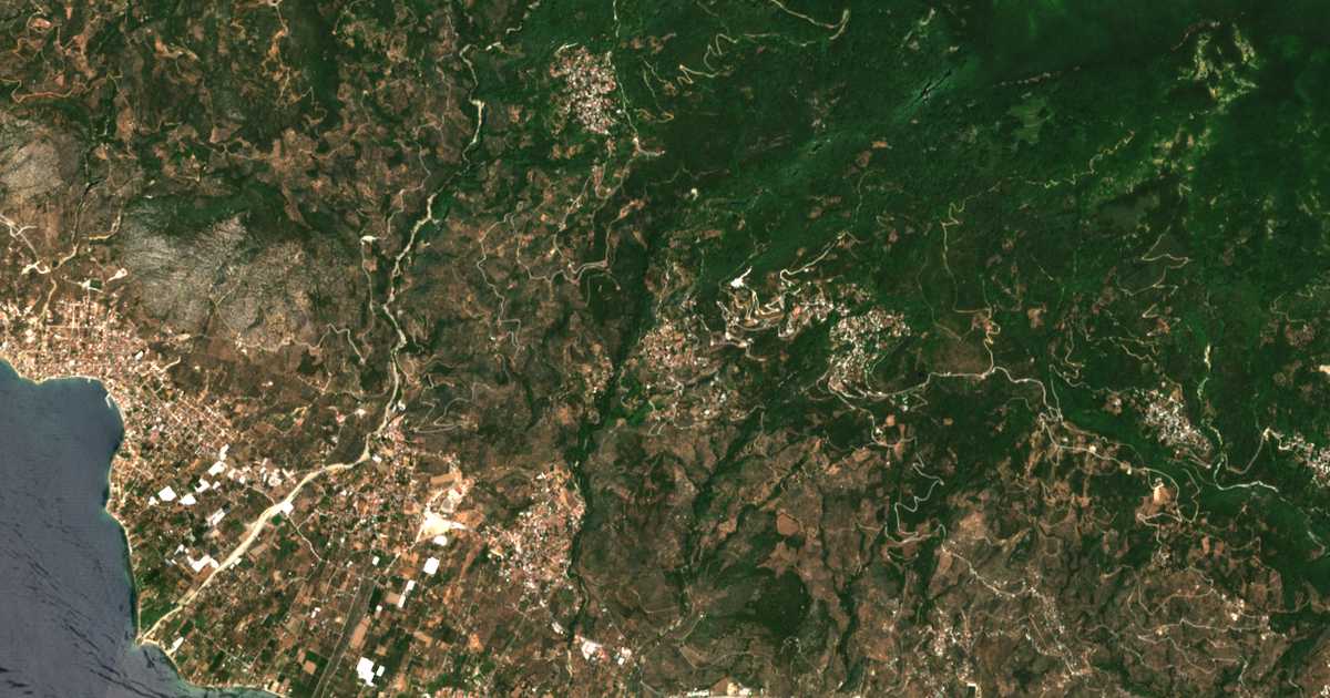 Mapa por satélite de Ágios Vlásios