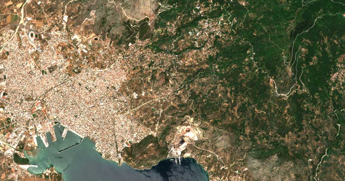 Mapa por satélite de Álli Meriá