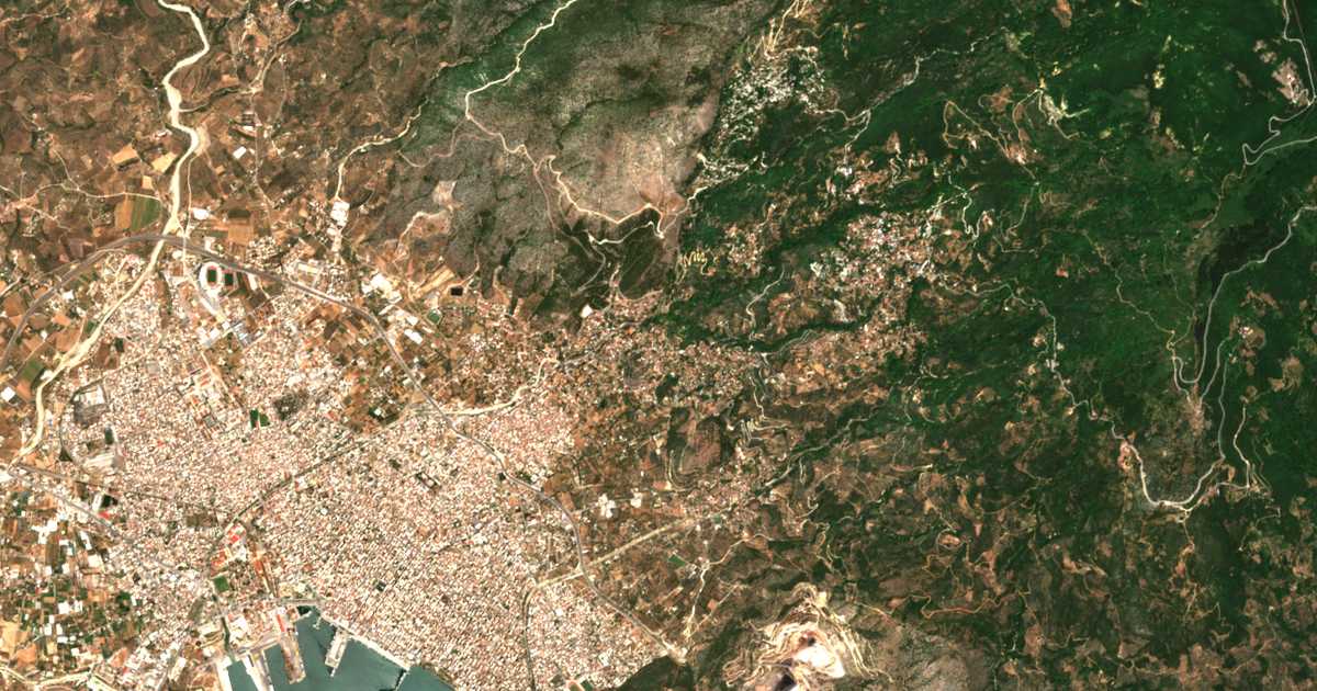 Mapa por satélite de Anakasiá